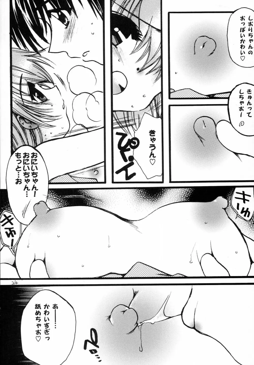 はじめてのないしょなの3 - page23