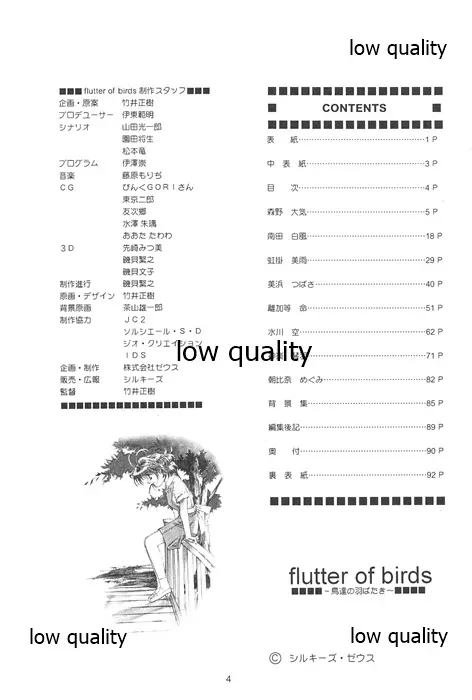 Flutter of birds 線画集 - page3