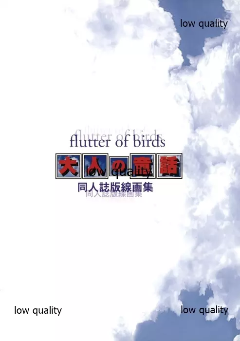 Flutter of birds 線画集 - page90