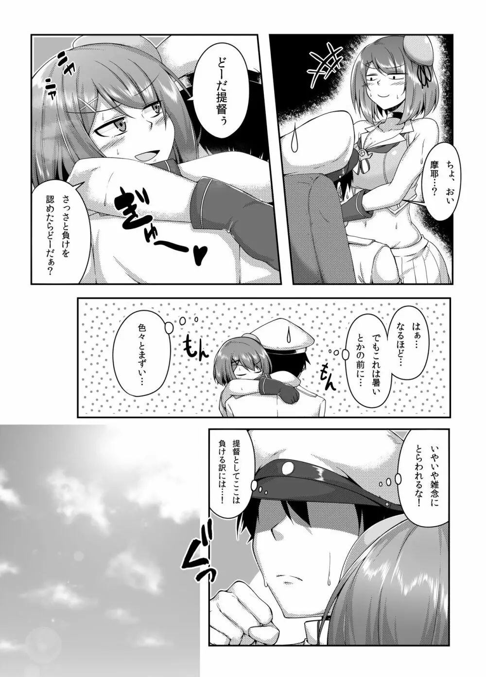 摩耶様と汗だくックス! - page4