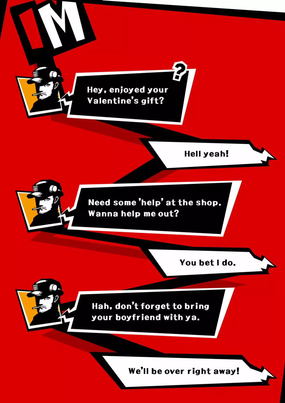 Secret Valentine: P5 Comic - page13