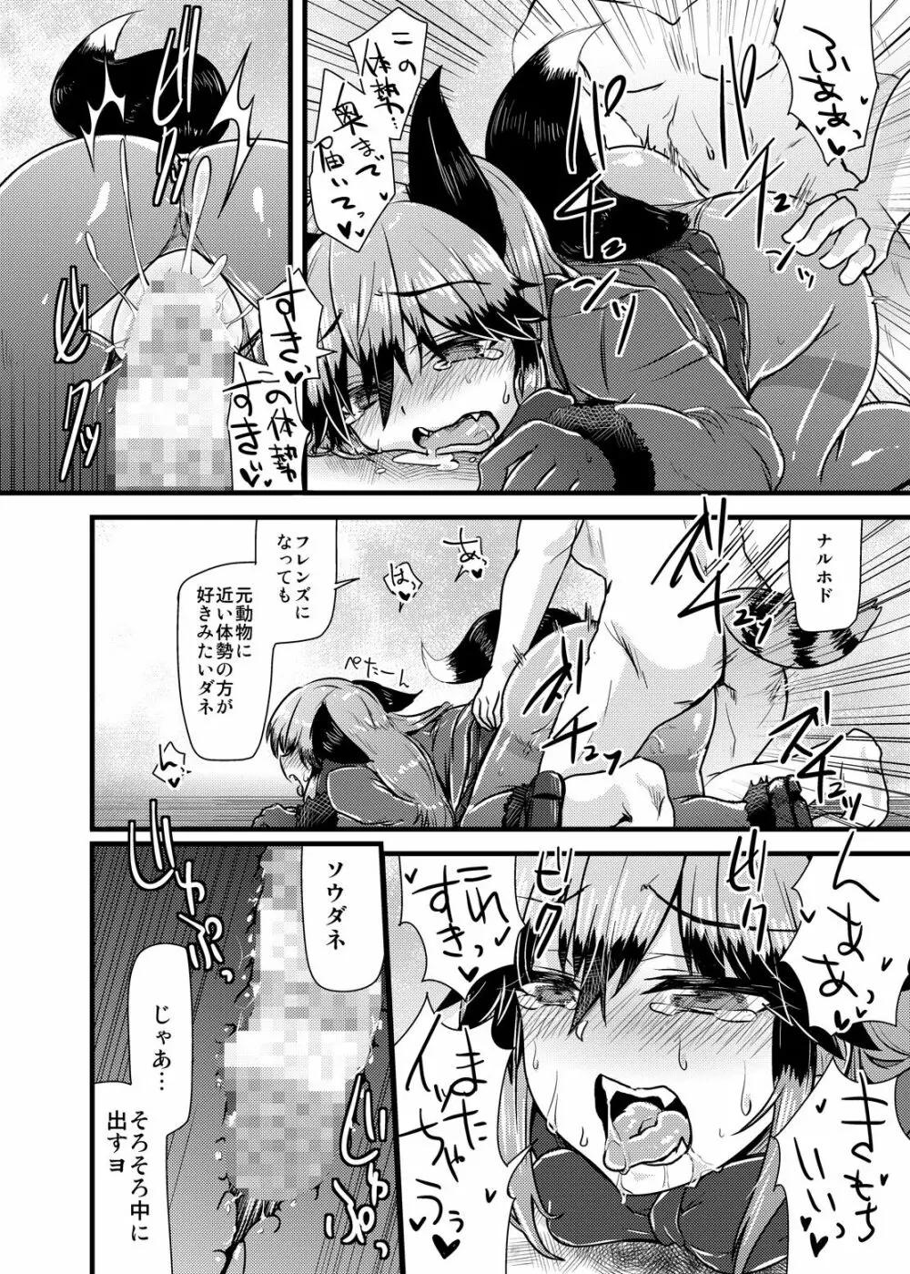 ギンギツネちゃんにヒトの交尾をおしえたいっ - page21