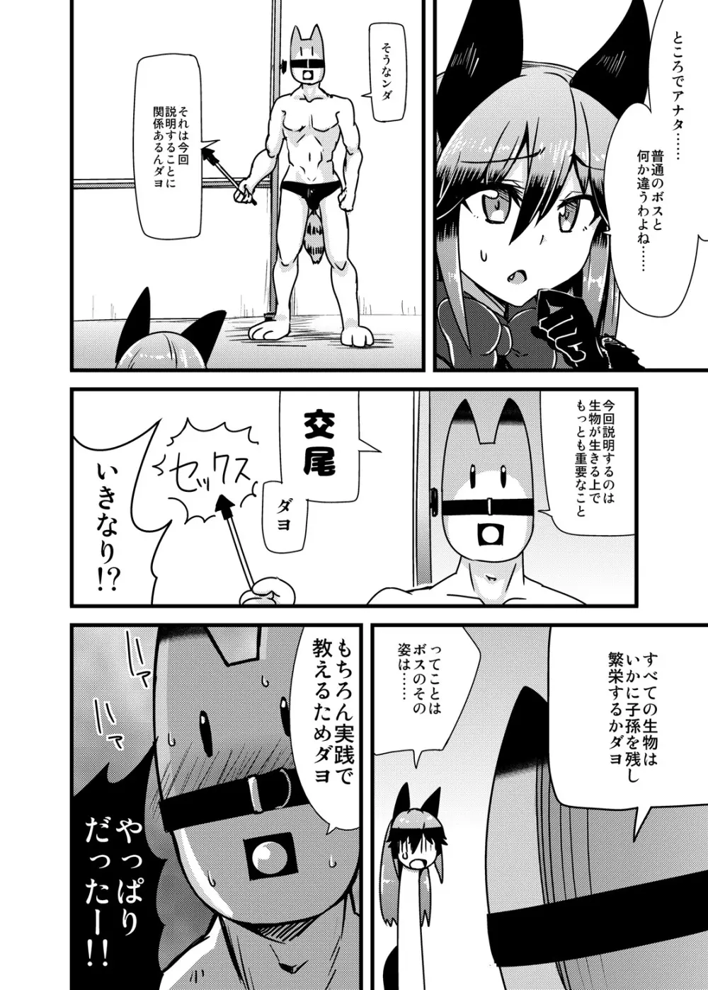 ギンギツネちゃんにヒトの交尾をおしえたいっ - page3