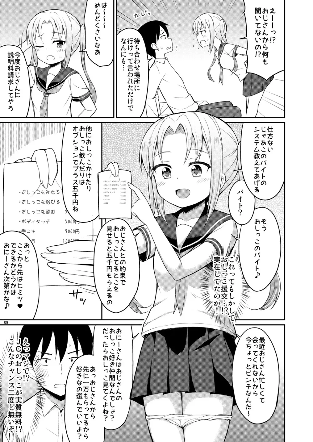 本当にあったおしっこ援交 - page8