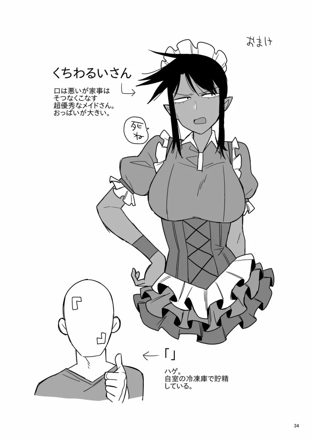 くちわるいさんの弱みを握って色々させてもらう本 - page33