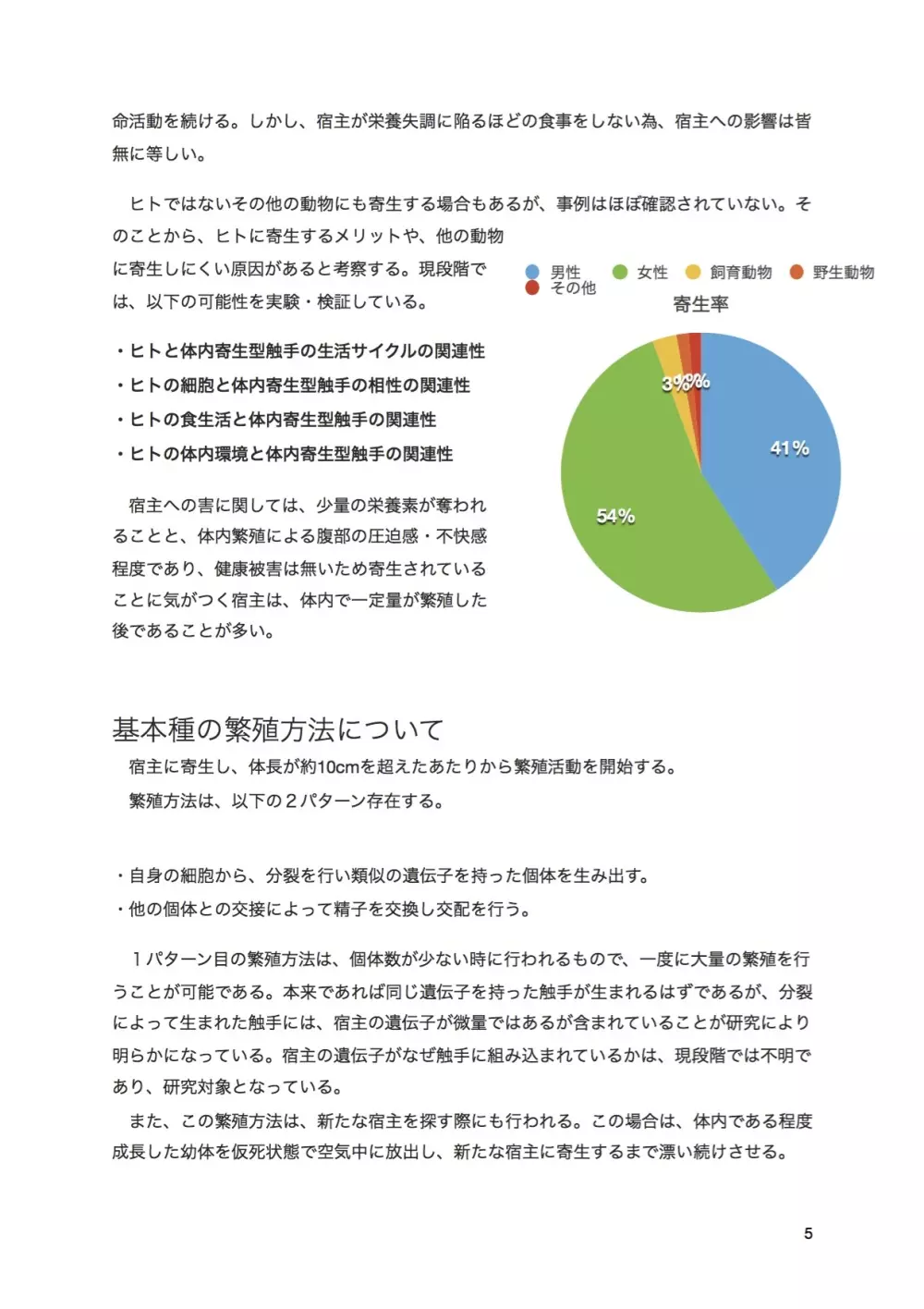 触手研究レポート 体内寄生型 基本種 - page8