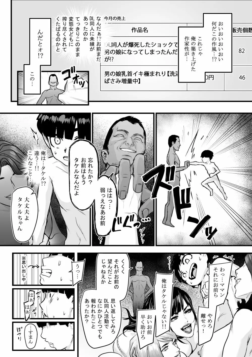 【実録！】DL同人が売れなさすぎてクソ〇キになってしまった男 - page45