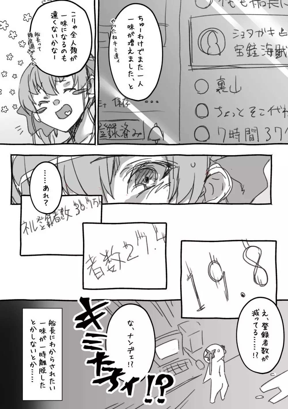 船長のわからせ配信なんだワ! - page8