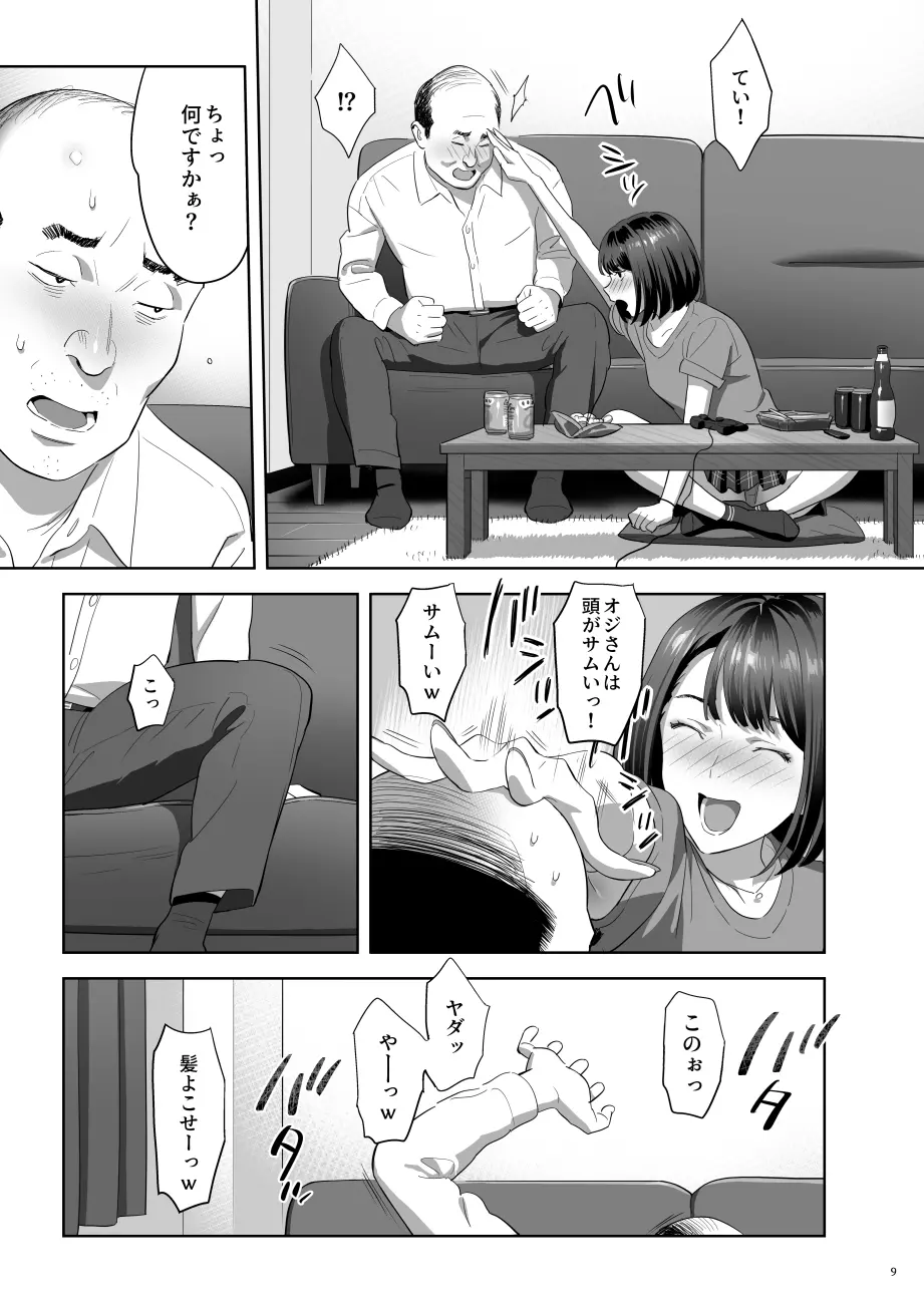 隣のJKに脅されて入り浸られてます(泣 2 - page8