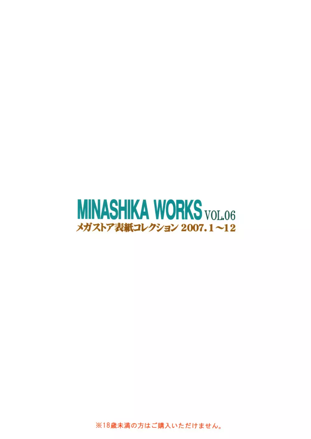 MINASHIKA WORKS Vol 06 メガストア表紙コレクション2007.1~12 - page22