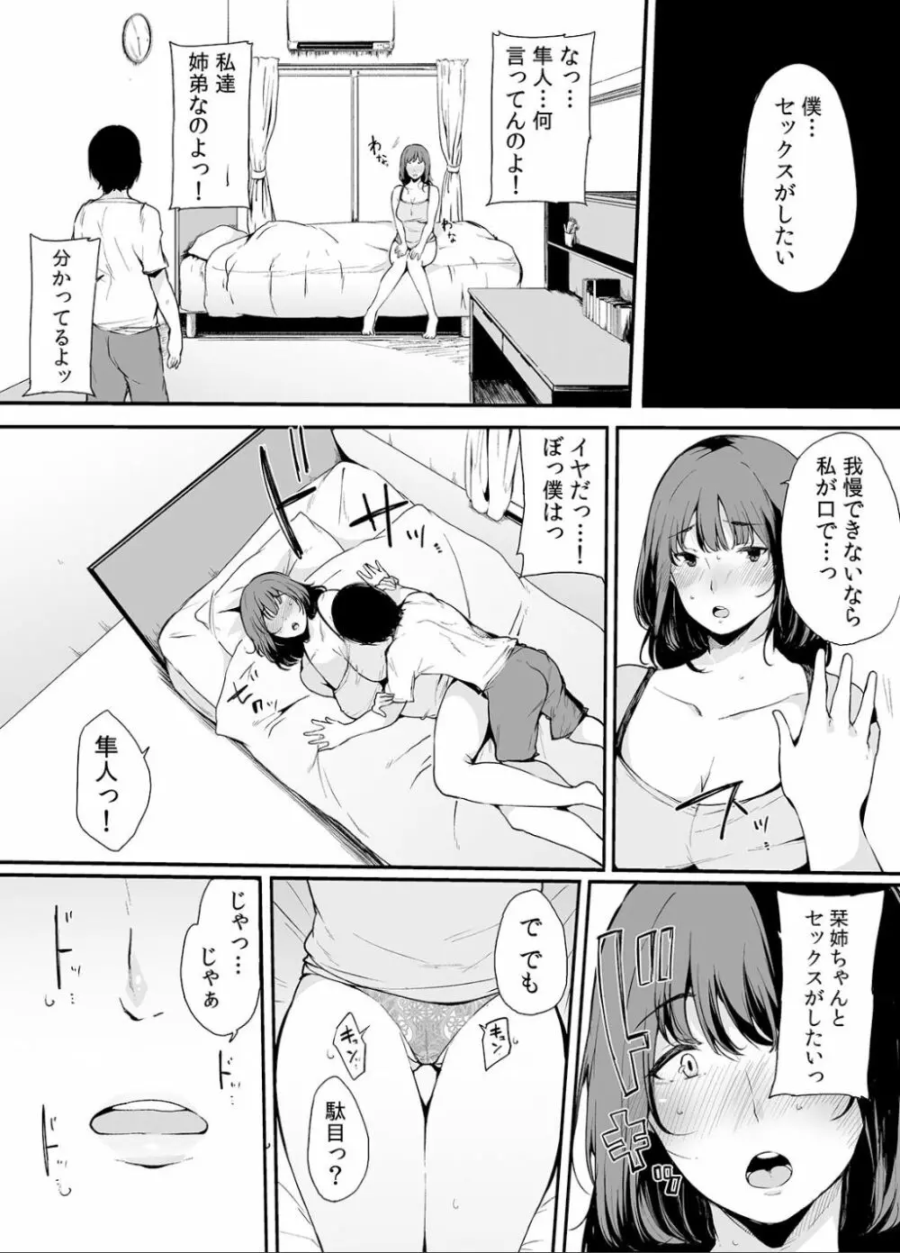 弟にエロ漫画と同じ事をされちゃうお姉ちゃんの話 1 - page57