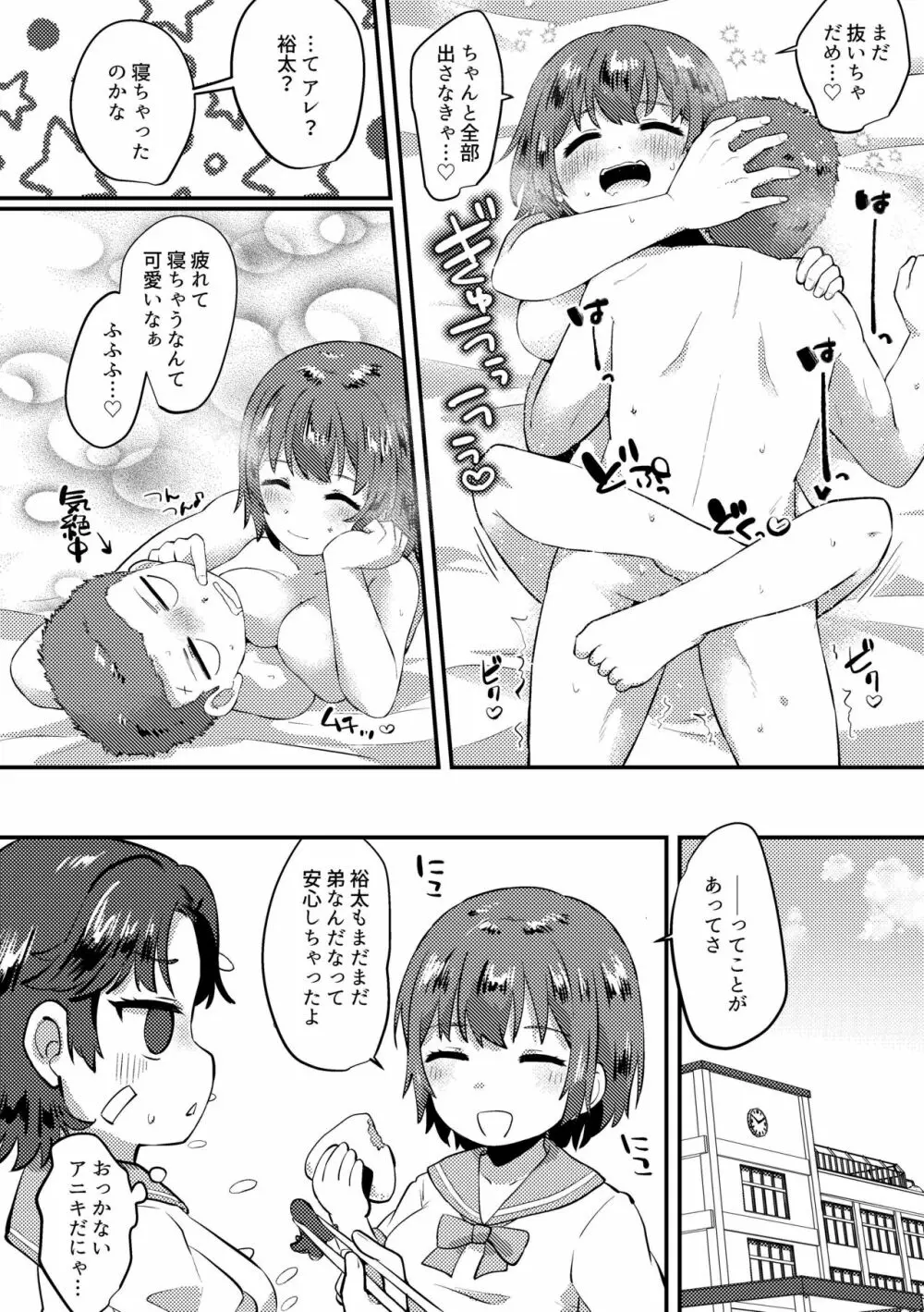 不二♀が弟とエッチする漫画 - page9