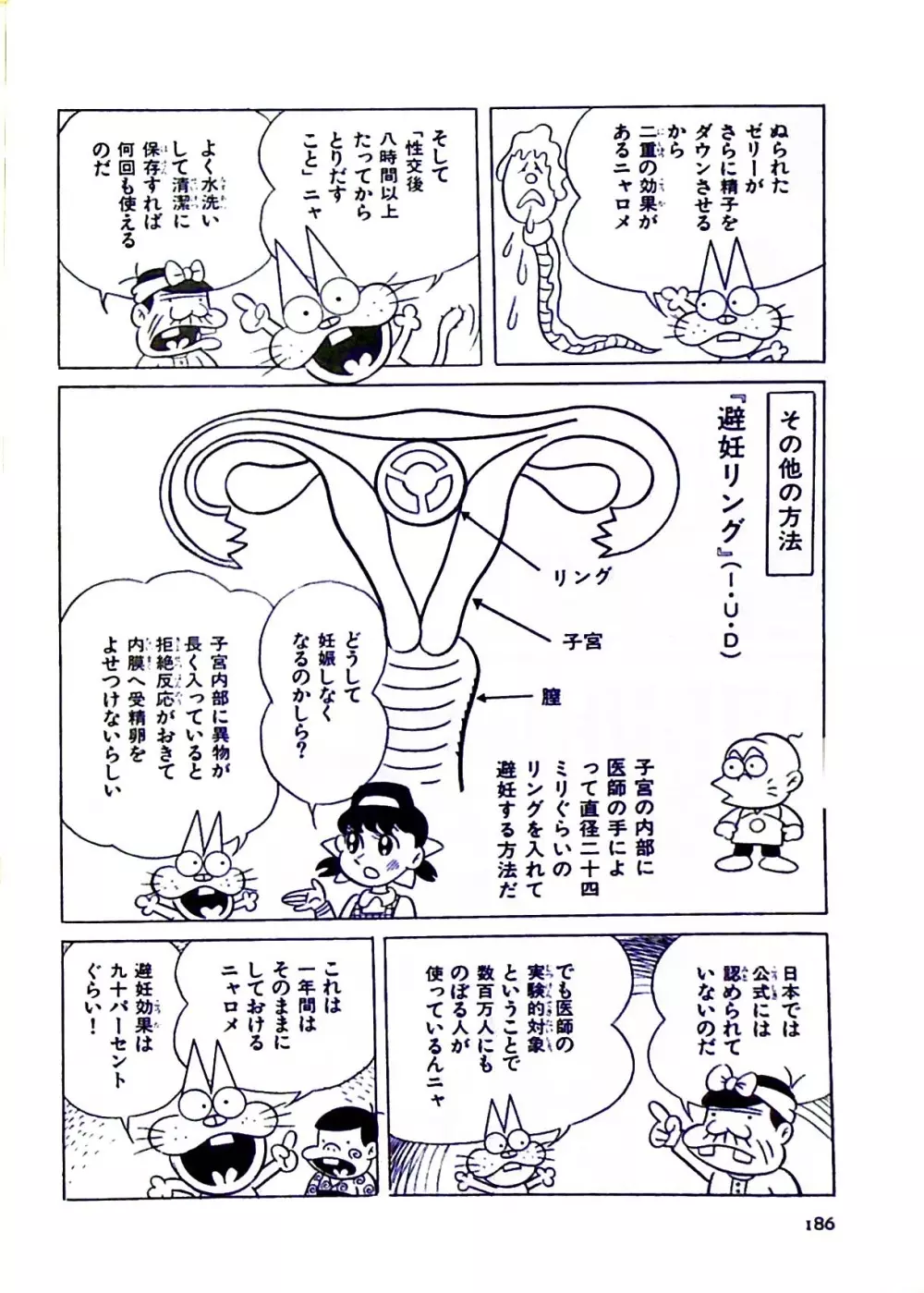 ニャロメのおもしろ性教室 - page189