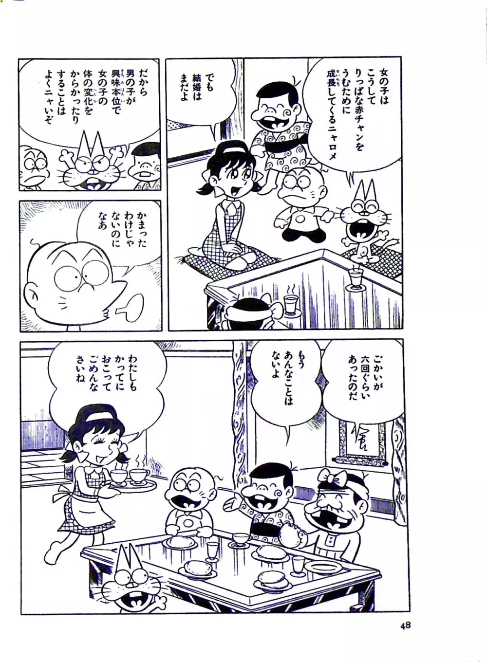 ニャロメのおもしろ性教室 - page54