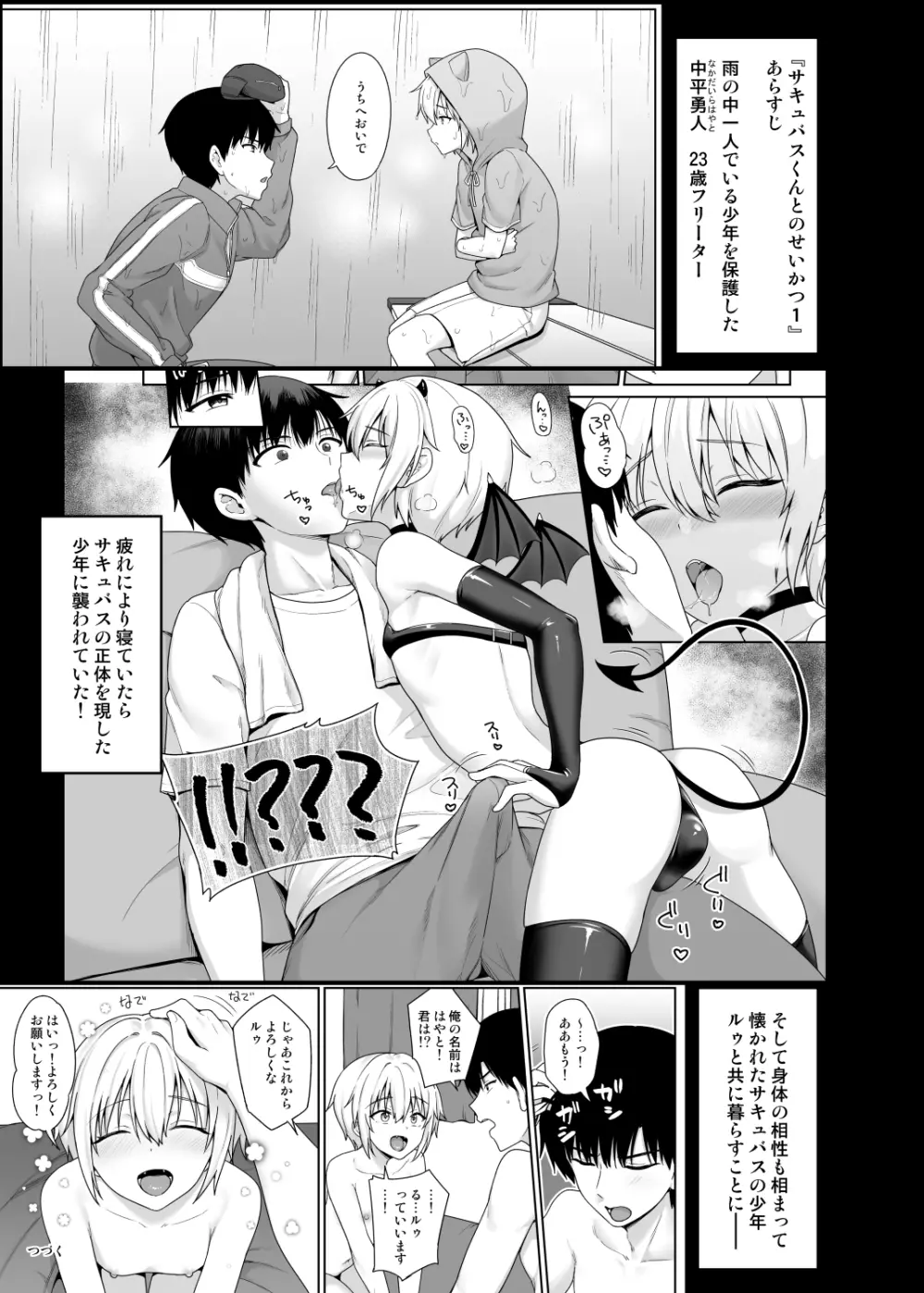 サキュバスくんとのせいかつ2 - page2