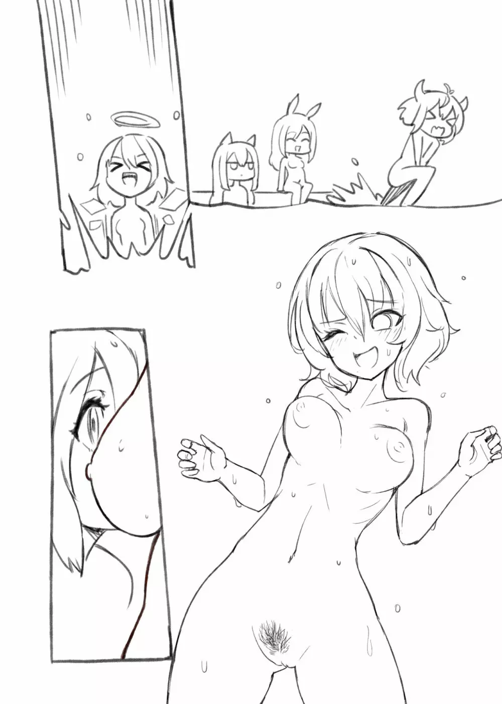 Doki Doki Penguin Bathroom Extras - page37