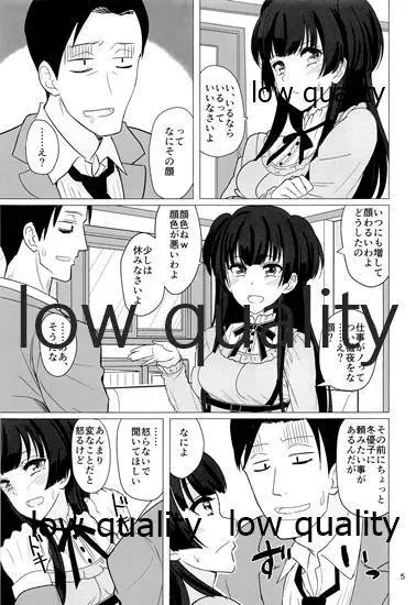 冬優子の太ももを堪能する本 - page4