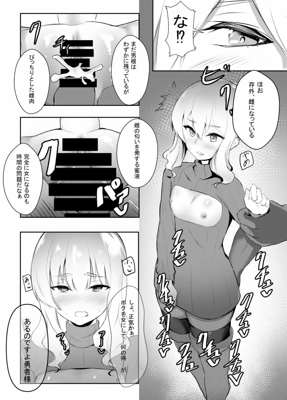 雌堕ちした勇者サマ - page11