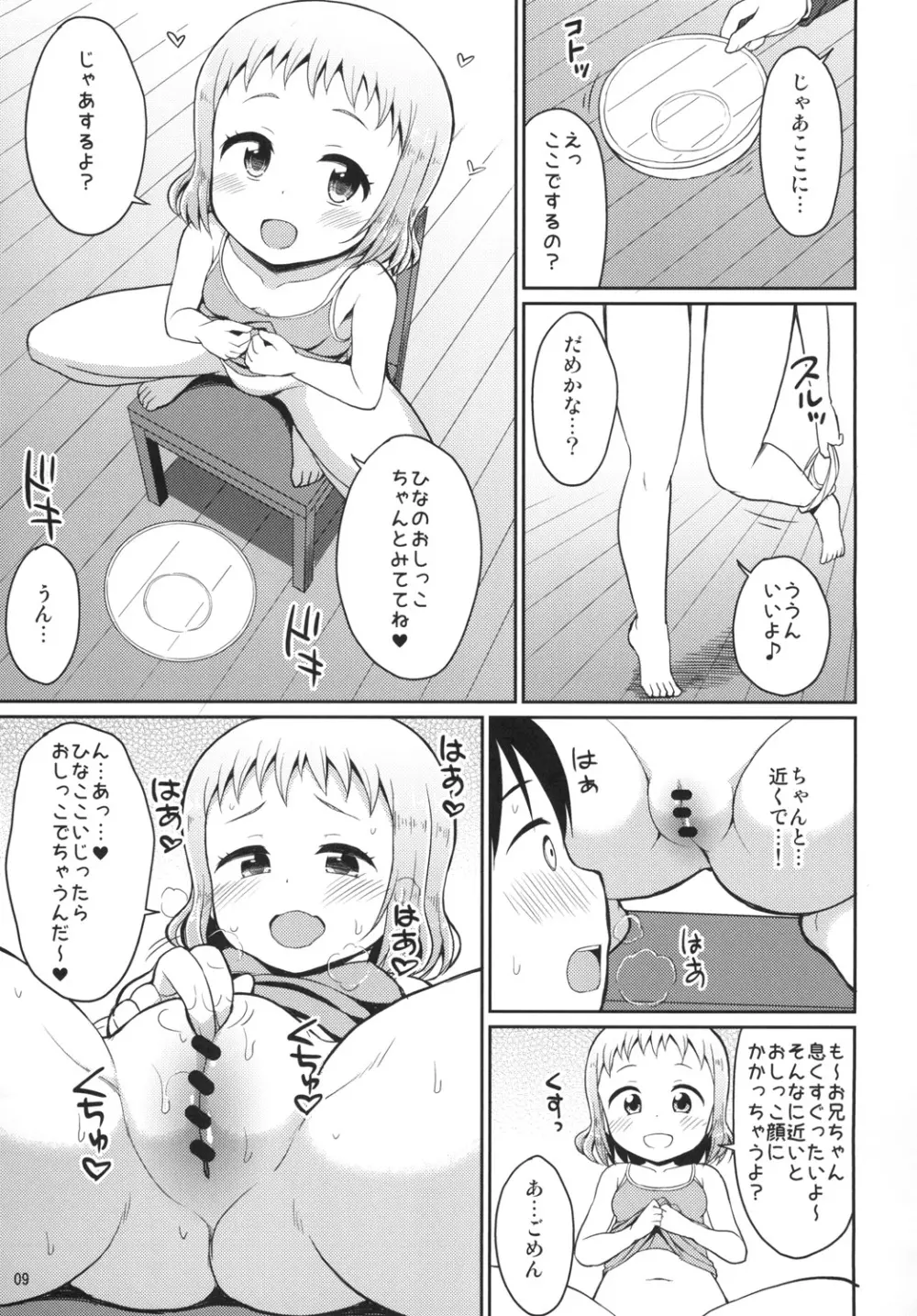 ひなお兄ちゃんのためだったらなんでもしちゃうよ - page9