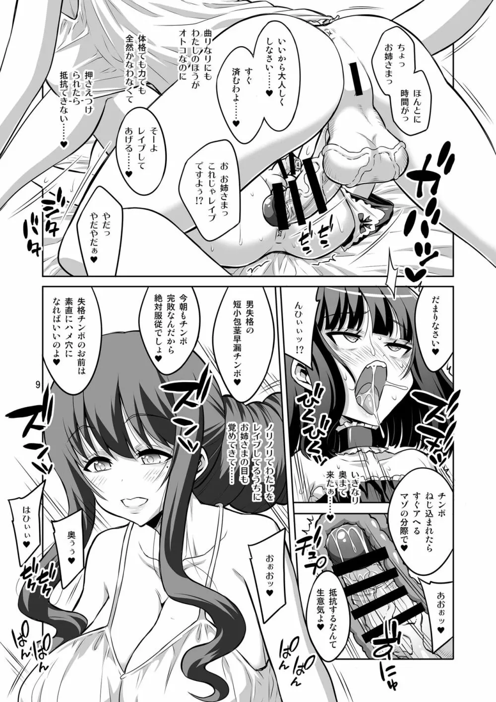 ふたなりお姉さん×男の娘 逆アナルSEX・メス堕ち彼女4 - page8