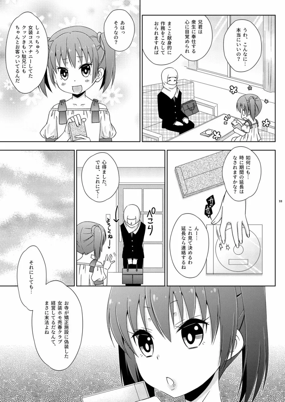 女装アナニーを家族に見られて矯正施設に送られた島風くん 下巻 - page33