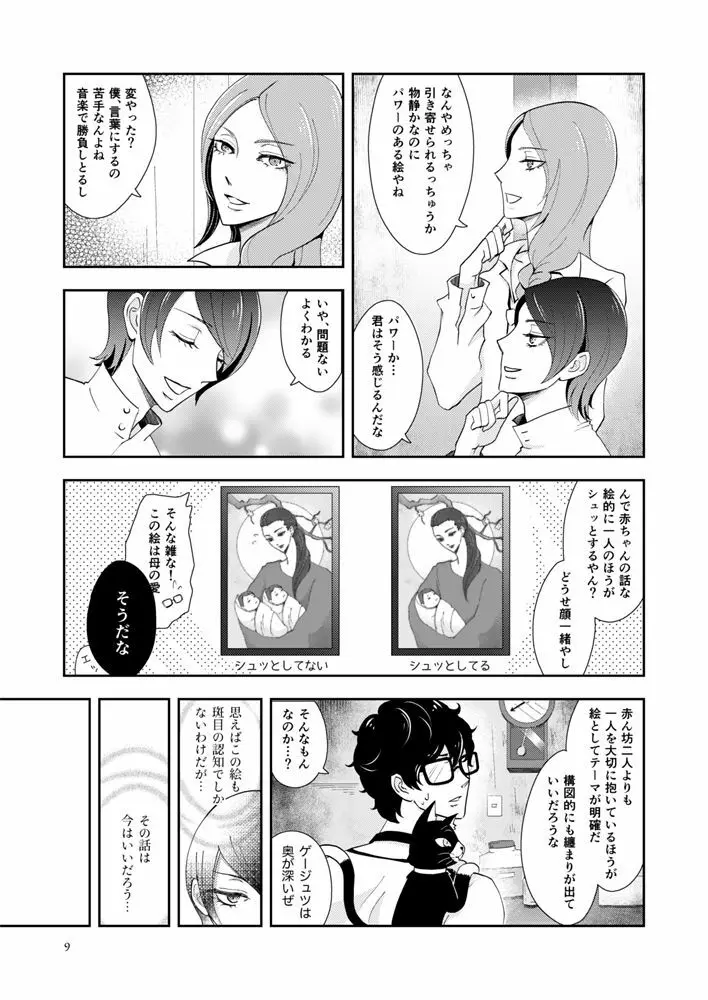 【Web再録】主喜多・初期案祐介メイン（？）漫画 - page7