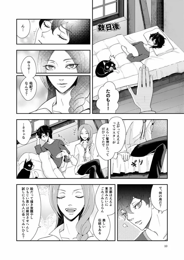 【Web再録】主喜多・初期案祐介メイン（？）漫画 - page8