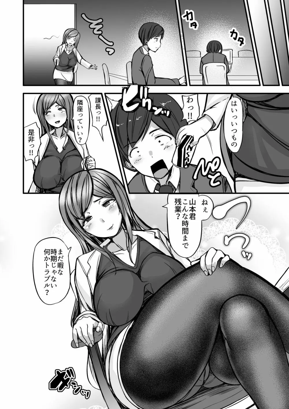 甘い匂いの女上司に食べられた僕 - page6