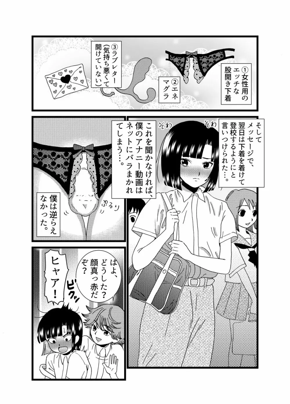 お尻でイっちゃう男のコ - page7