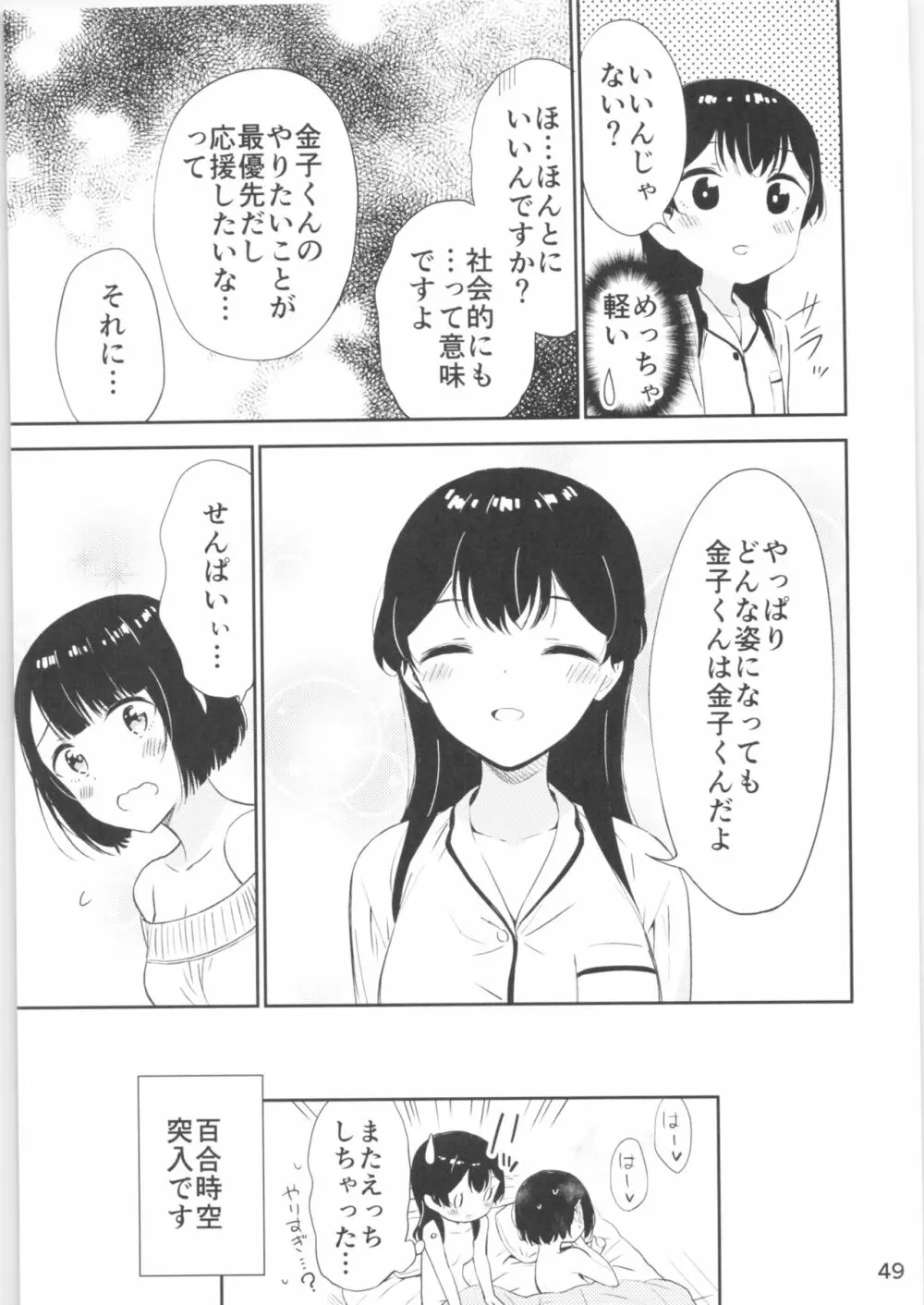 もしも女顔の男の子が女の子の体になったら - page48