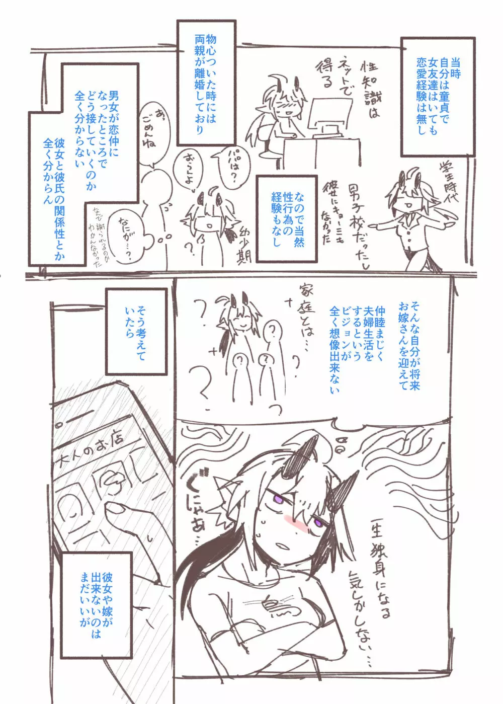 大人のお店レポ漫画 - page2