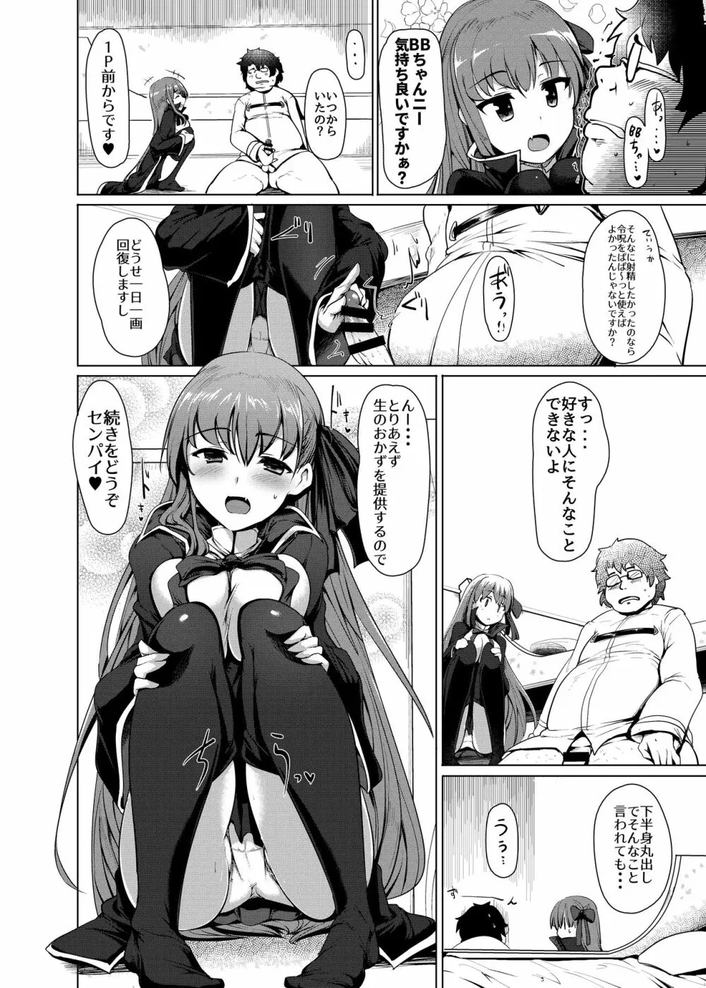 BBちゃんは素直に射精させてくれない - page9