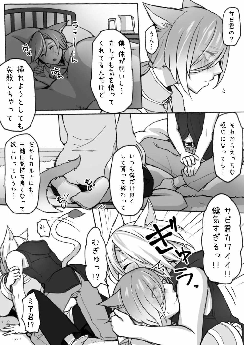 カルサビのオスラッテえっち漫画 - page9