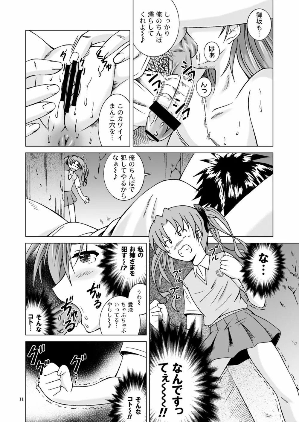 とある少女に貫通砲 - page11