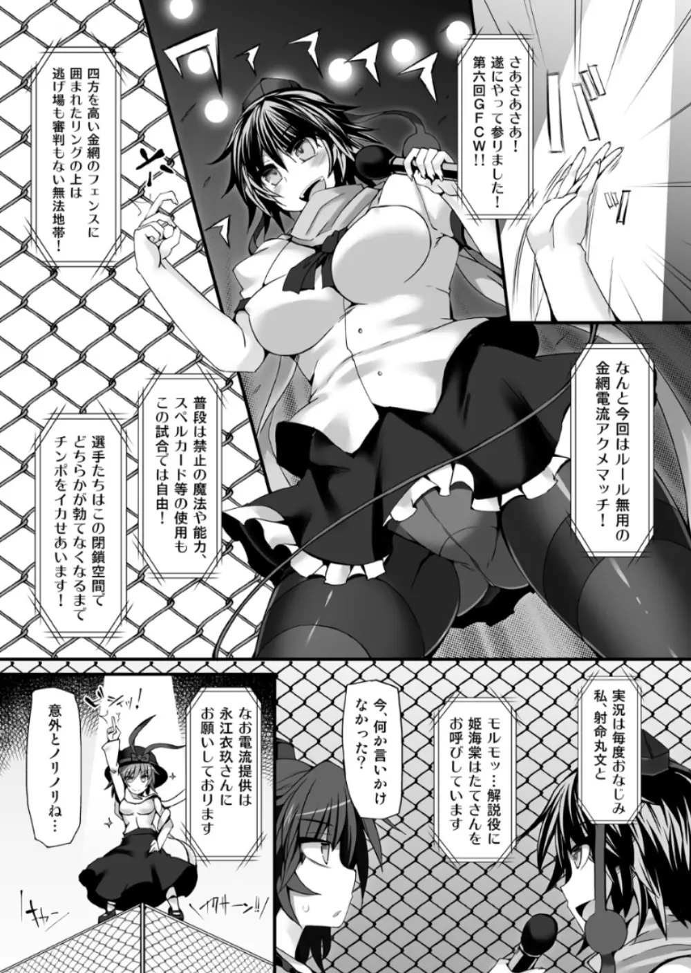 幻想 郷 フ タ ナ リ チ ン ポ レ ス リ ン グ 6 魔 理 沙 VS フ ラ ン ド ー ル - page4