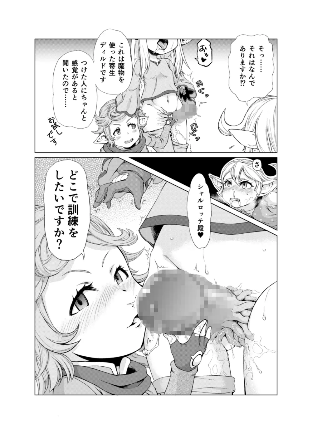 空の底3 シャルロッテの場合野外調教編 - page16