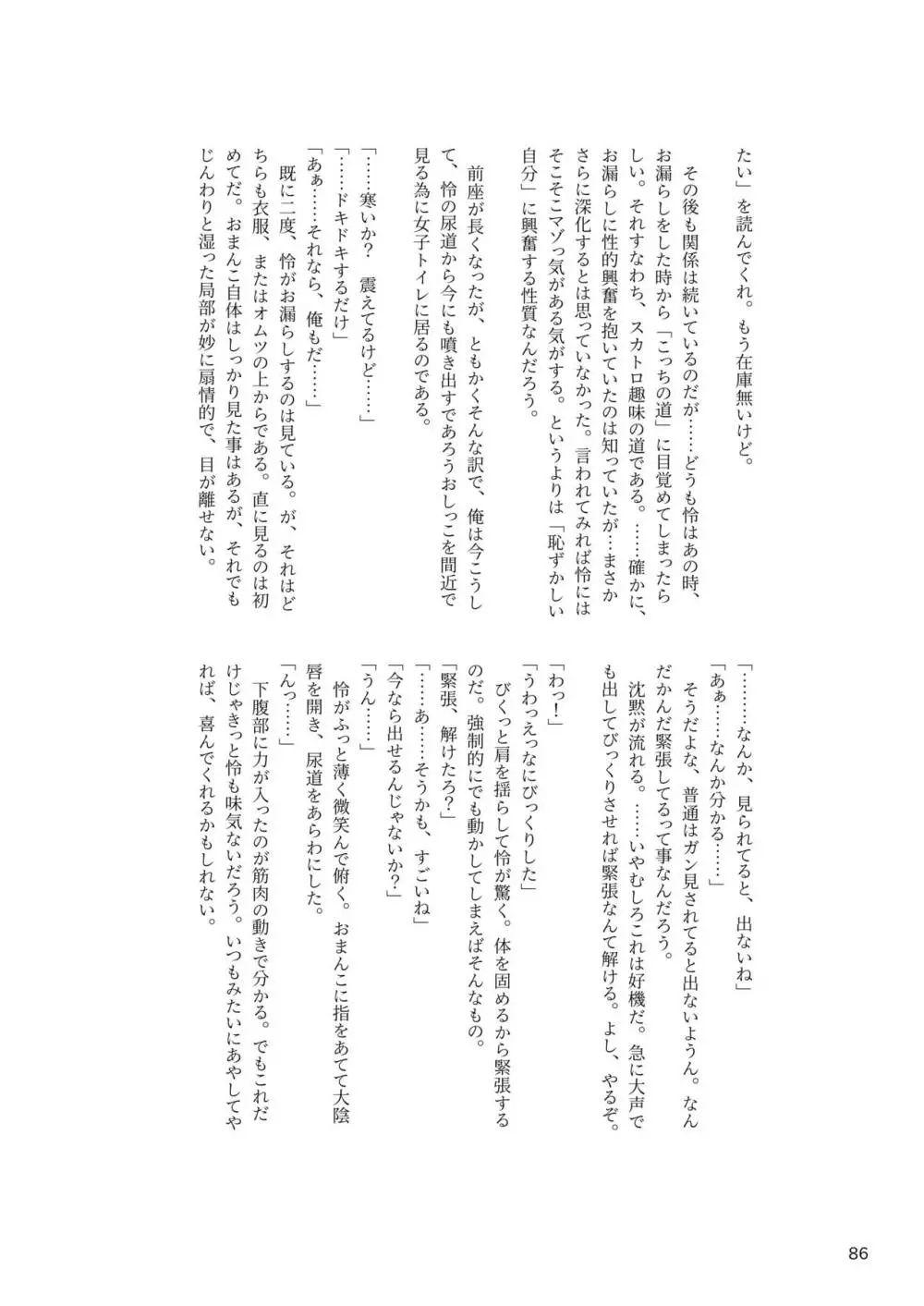 ア○スギア総合スカトロアンソロジー アクトレス排泄実態調査任務～スカポためるっすか!?～ - page86