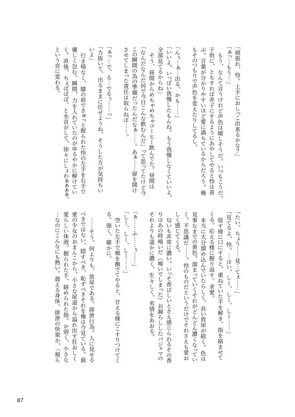 ア○スギア総合スカトロアンソロジー アクトレス排泄実態調査任務～スカポためるっすか!?～ - page87