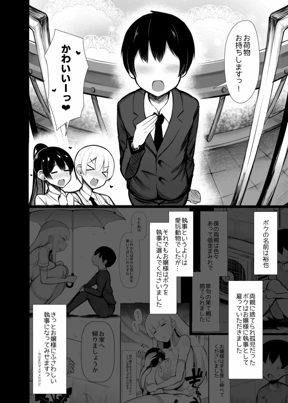 お嬢様に買われたボク2 - page4