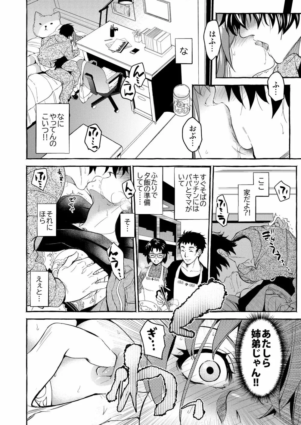 陰キャ弟が陽キャ姉キを寝取るまで - page17