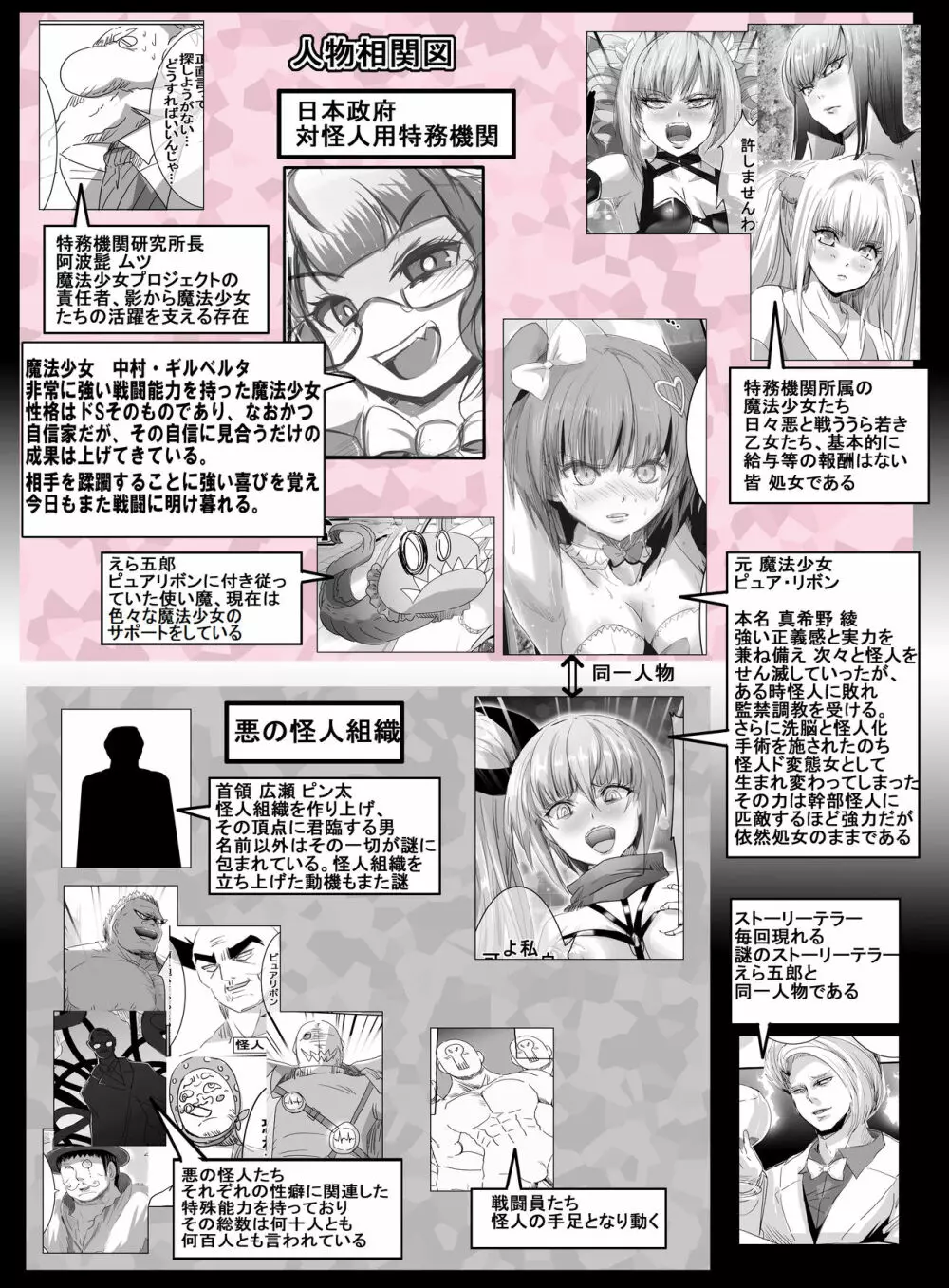 魔法少女VS催眠眼力魔人 - page3