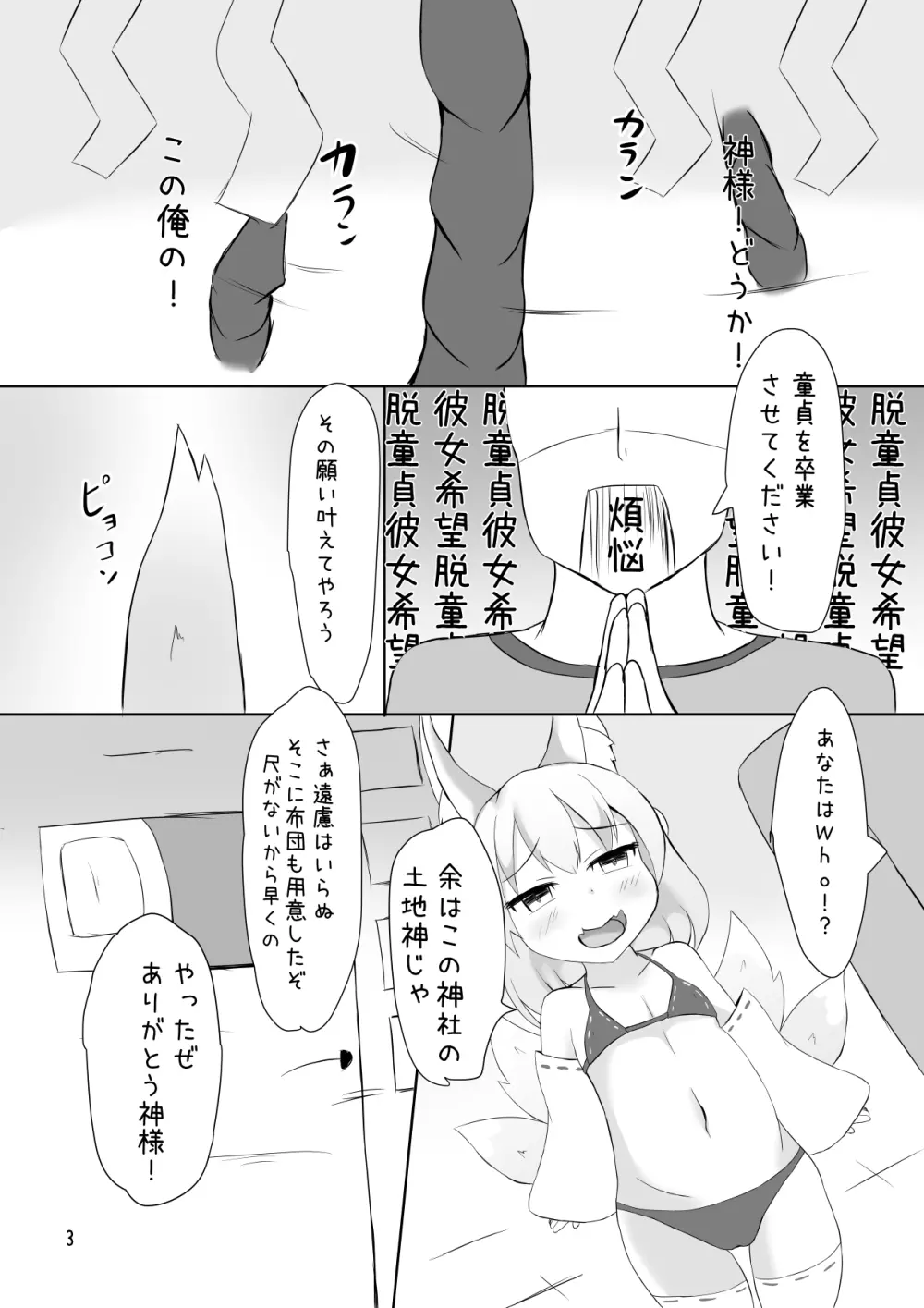 夜のおいなりさま - page2