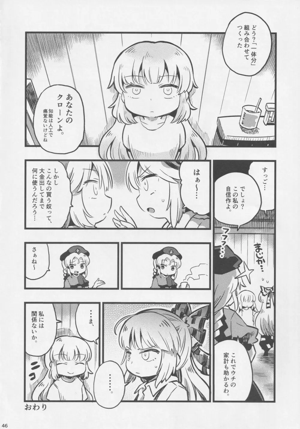 (例大祭14) [藤原家 (よろず)] 東方お買い物合同誌 side [adult] オカイモノガタリ (東方Project) - page45