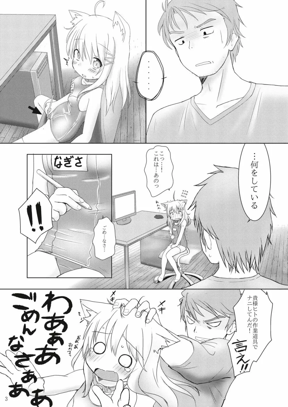 発情したけもみみ娘におしおきする本 - page3