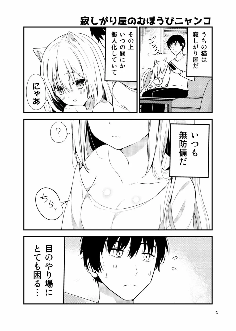 寂しがりむぼうびニャンコ - page5