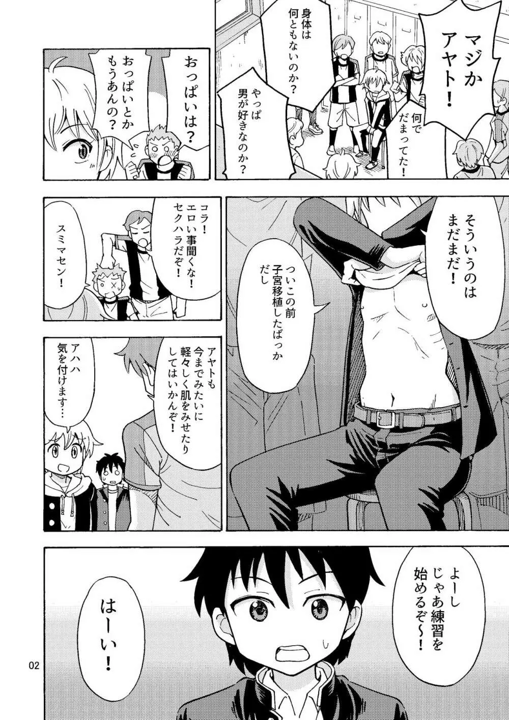 親友♂が女の子になりました - page3