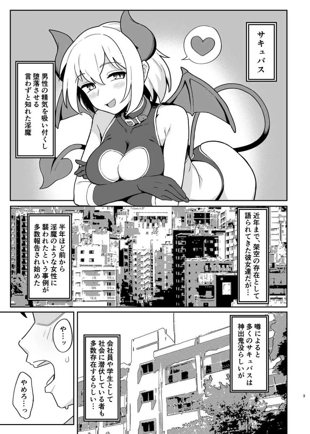 メスガキサキュバス達に搾り取られる本 - page2