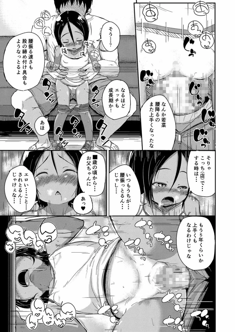 暇で田舎な駄菓子屋父娘の日常 - page14