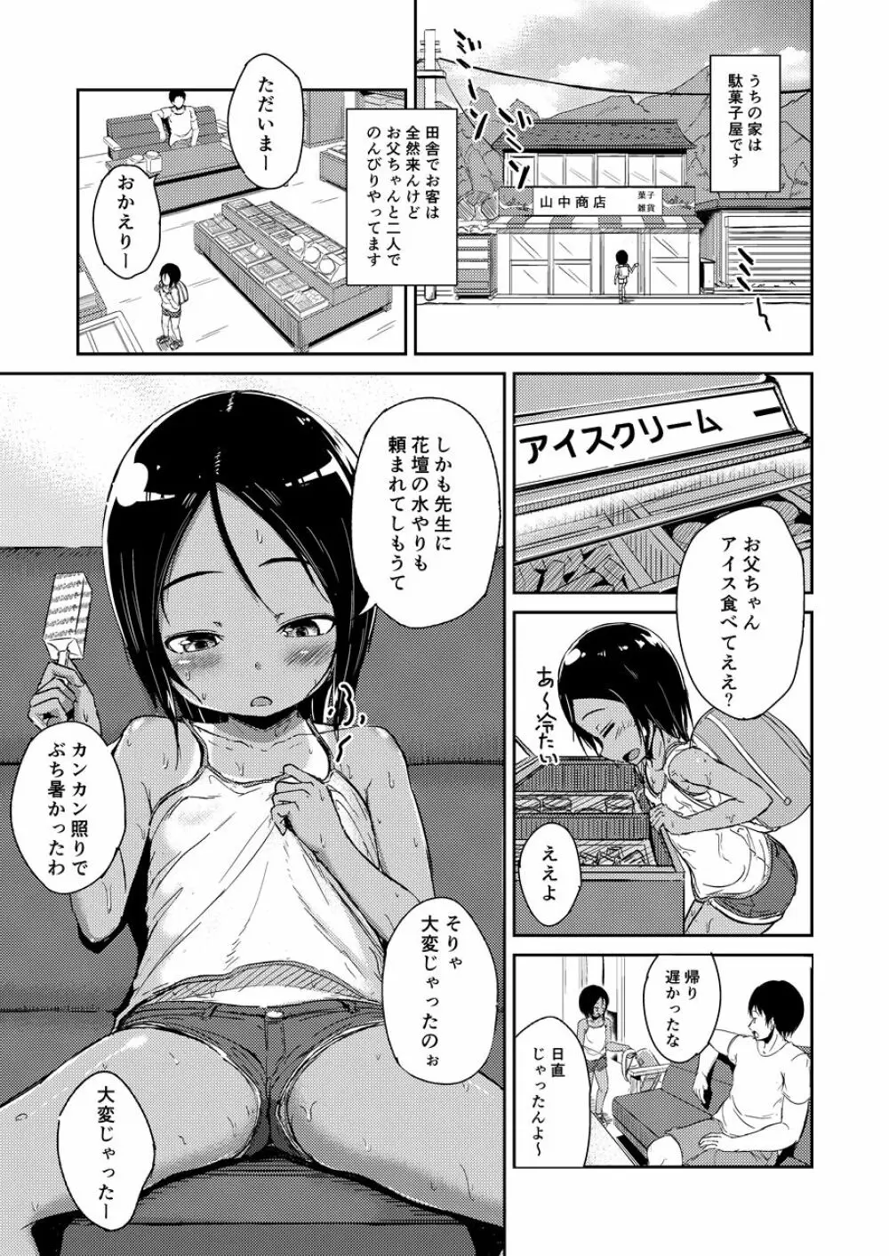 暇で田舎な駄菓子屋父娘の日常 - page2