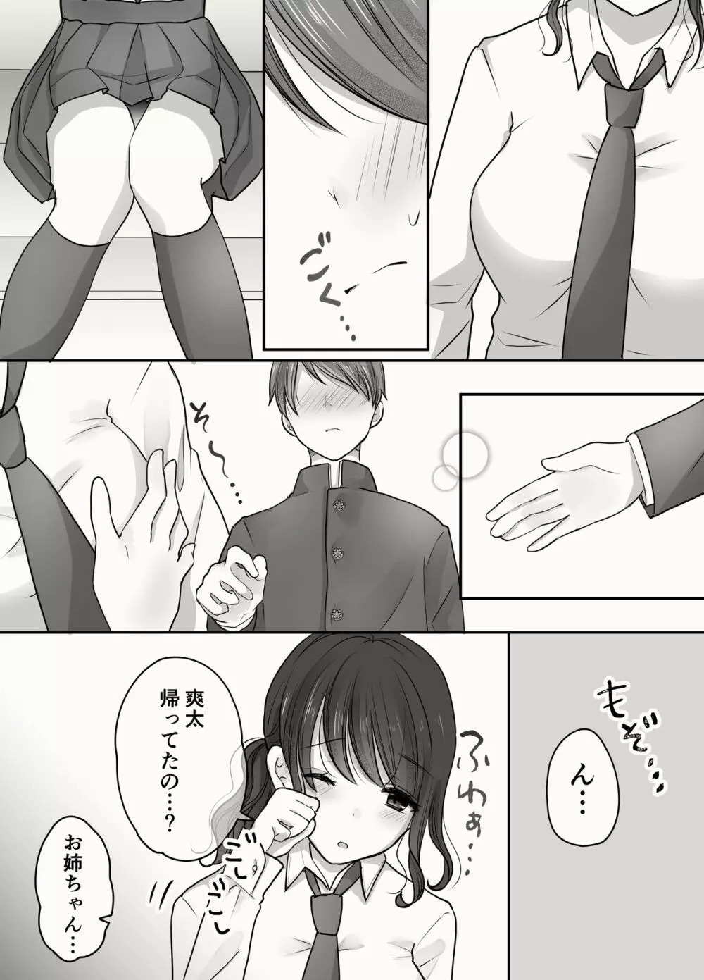 姉と弟のえっちなルーティーン - page12